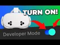 How to turn on Developer mode on Quest 2 3 3S