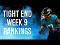 Top 12 Tight End Rankings Week 9 Fantasy Football