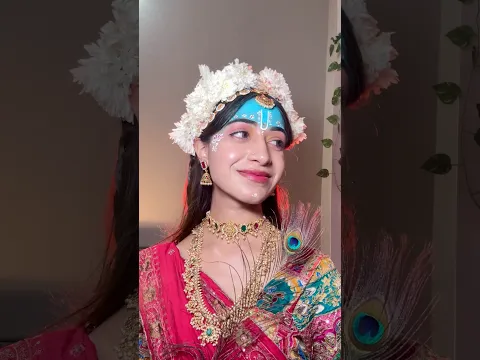 Full look “Reveal” kardia ❤️🪷 Part-2 #shorts #janmashtami #minivlog #radharani #viral