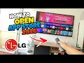 How To OPEN APP STORE On LG SMART TV