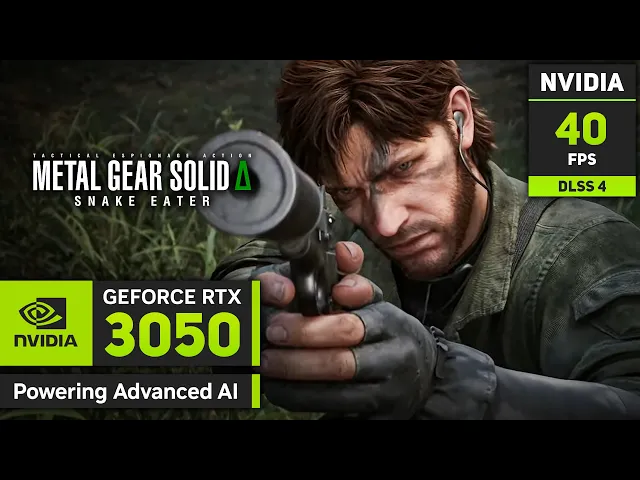 RTX 3050 on Metal Gear Solid Delta: Snake Eater - 1080p All Settings Tested!