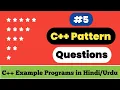 C Pattern Questions - 5 Inverted Right Triangle Star Pattern C Example Programs