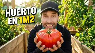 Construí el Huerto MÁS PRODUCTIVO del MUNDO en Solo 1m²