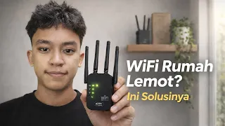 Cara Instal WiFi Repeater 4 Antena | Sinyal Jadi Kenceng