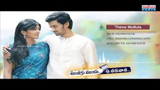 thene mullula video anthaku mundu aa taruvatha movie sumanth ashwin esha madhubala