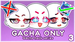 How to make aesthetic custom eyes in Gacha II NO EDITING PROGRAM