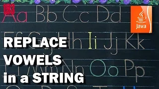 JAVA Replace vowels in a string