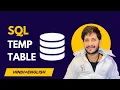 SQL Temporary Table Tutorial Create Insert Update Delete Drop in One Script