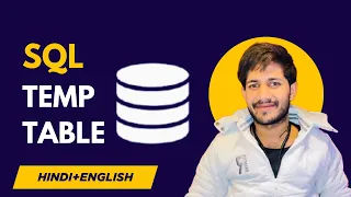 SQL Temporary Table Tutorial Create Insert Update Delete Drop in One Script