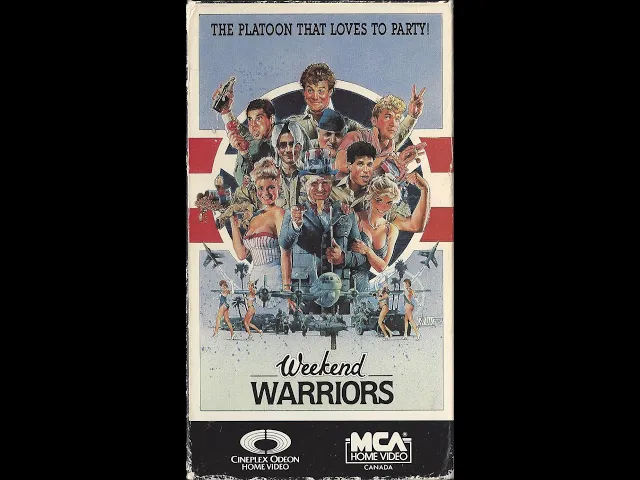 VHS Opening: Weekend Warriors (1986) - Canadian VHS Release