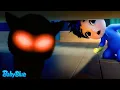 Lagu Afraid Of The Dark | Monsters Aren't Real | Baby Blue Nursery Rhymes \u0026 Kids Songs | Minibus