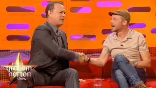 tom hanks u0026 simon pegg geek out over star trek the graham norton show