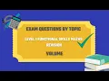 Volume Exam Questions Revise for your Level 1 Functional Skills Maths