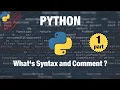 Learn Python in Arabic-What s Syntax and Comment