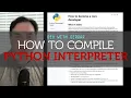 How to compile the Python interpreter from scratch on Microsoft Windows