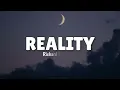 Reality (lyrics) by Richard Sanderson ♪