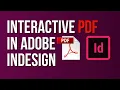 Interactive PDF in Adobe InDesign Adobe InDesign Tutorial for Beginners to Superb