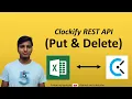 Clockify REST API PUT and DELETE