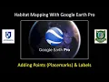 Google Earth Tutorial Adding Placemarks Points Labels