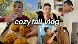 fall farm visit, baking ww cookies, new jacket | cozy vlog 
