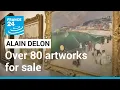 Alain Delon art collection auction French actor putting over 80 works of art for sale FRANCE 24