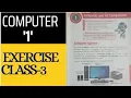 computer chapter1exercise class 3rd chapter computer and its