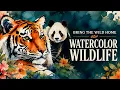Bring the Wild Home Watercolor Wildlife Decor by Caroline s Treasures