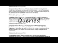 How to Pronounce Queried