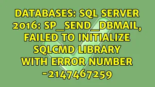 SQL Server 2016 sp - send