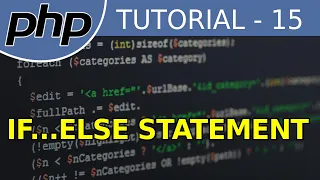 if else Statement - PHP Tutorial For Beginners With Examples