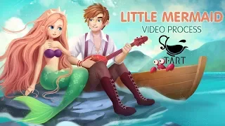 Little Mermaid - process