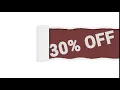 30 percent off discount