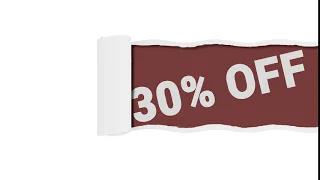 30 percent off discount