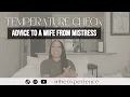 TEMPERATURE CHECK ADVICE FROM A MISTRESS TO WIFE I Wife Checking on Husband I THEOXPERIENCE