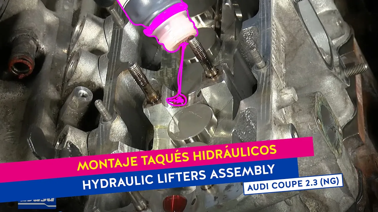🧑‍🔧 Hydraulic lifters assembly | Montaje taqués hidráulicos - AUDI COUPE 2.3 (NG)
