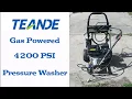 Product Review TEANDE 4200 PSI Gas Powered Pressure Washer
