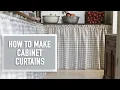 How to Make a Cabinet Curtain A Peek at our New Pantry
