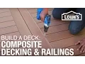 How To Build a Deck Composite Decking Railings 3 of 5