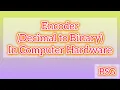 ENCODER DECIMAL TO BINARY ENCODER COMPUTER HARDWARE CLASS 11-12 ISC