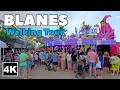 Summer Holiday in Blanes Costa Brava Spain 4K Walk