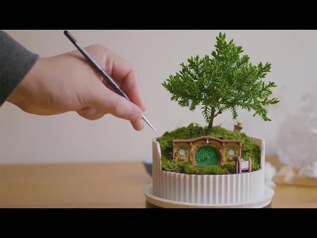 Lord of the Rings - Hobbiton Bonsai Terrarium Pot video thumbnail