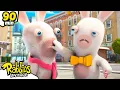 Download Lagu Rabbids invade the Met Gala with crazy outfits! | RABBIDS INVASION | New compilation | Kids Cartoon