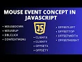 mousedown mouseup contextmenu clientx clienty offsetx offsety concept in javascript