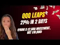 QQQ LEAPS How I Made 555 from a 2600 Investment