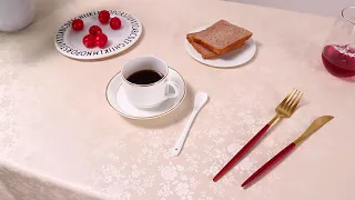 Vinyl Tablecloth with Flannel Backing