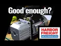 Can a Harbor Freight Vacuum Pump Pull a Deep Vacuum