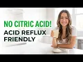 HOMEMADE ELECTROLYTE POWDER Citric Acid-Free Acid Reflux-Friendly Electrolytes