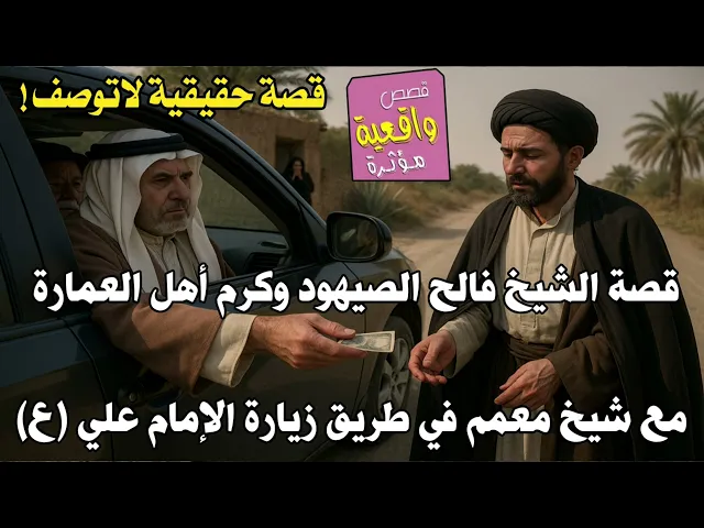 ⁣قصة الشيخ فالح الصيهود وكرم أهل العمارة مع شيخ معمم في طريق زيارة الإمام علي عليه السلام