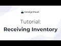 Tutorial Receiving Inventory