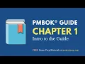 Lagu PMBOK® Guide (6th Edition) – Chapter 1 – Intro to the Guide